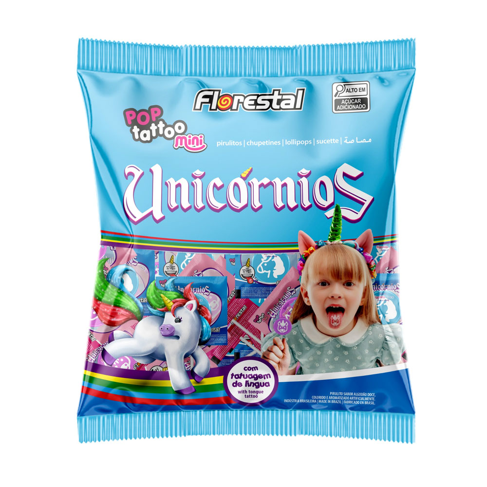 Pirulito Unicornios